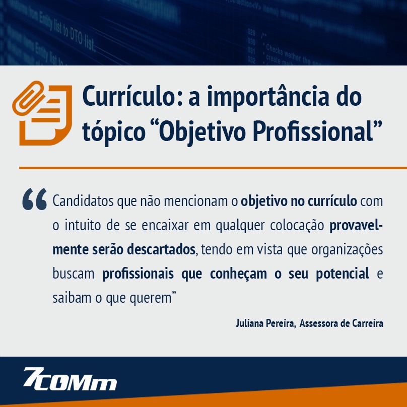 Exemplo De Curriculo Com Objetivo Profissional Novo E 2048